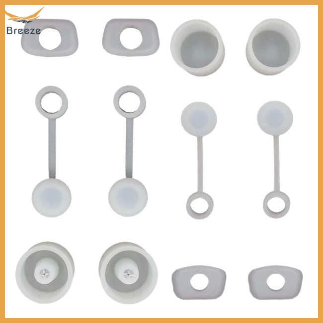 Bộ Nút Chặn Bằng Silicone Chống Tràn Kèm Nắp Ống Hút Tiện Dụng