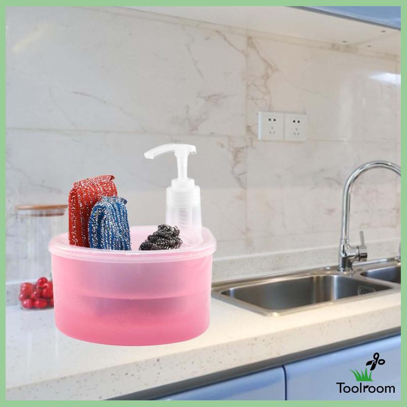 Bình Đựng Xà Phòng Dạng Lỏng 1000ml Kèm Giá Đỡ Xốp 2 Trong 1 Tiện Dụng Cho Khách Sạn / Quầ