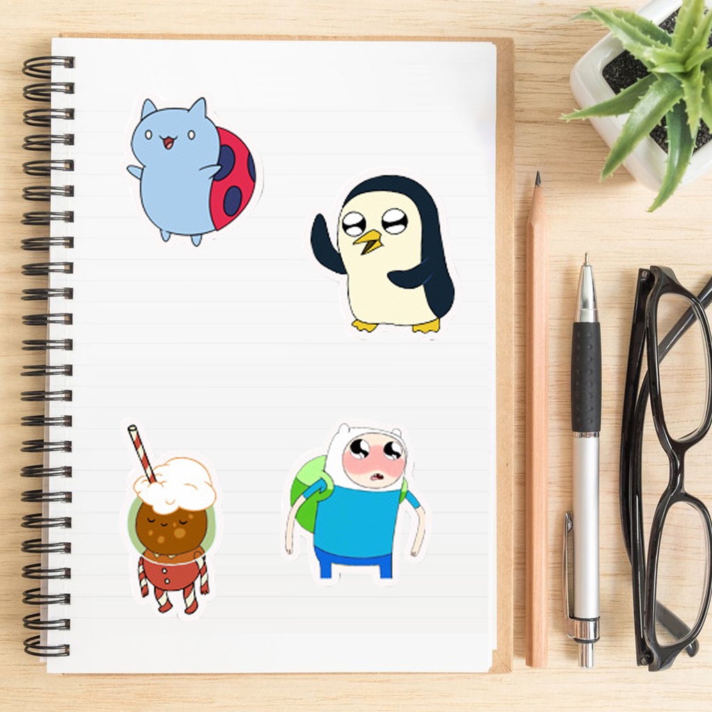 Set 50 Miếng Dán PVC Họa Tiết Hoạt Hình Thời Gian Có Thể Tháo Rời Cho Trẻ Em