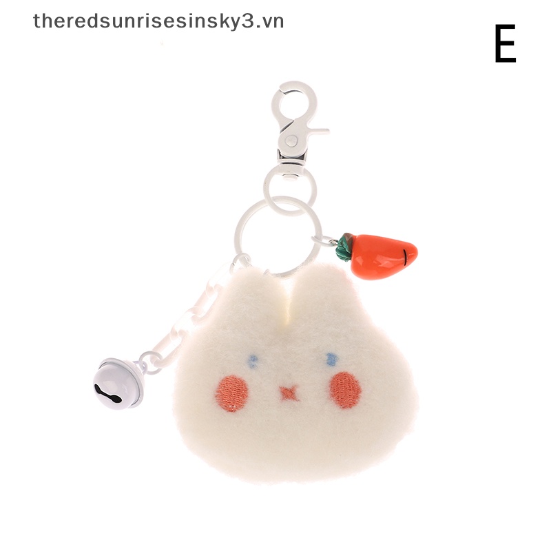 # # Móc Chìa Khóa Hình Thỏ / Gà Nhồi Bông Hoạt Hình Đáng Yêu Trang Trí Ba Lô / Ô Tô