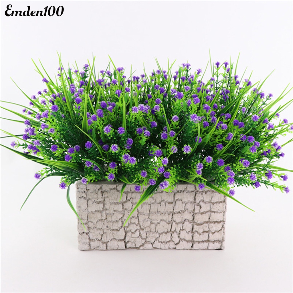 [EMDEN] Bó Hoa Nhân Tạo 5 Nhánh Lâu Trôi Bằng Nhựa Thân Thiện Với Môi Trường Chống Thấm Nước Mô Phỏng Emsbre