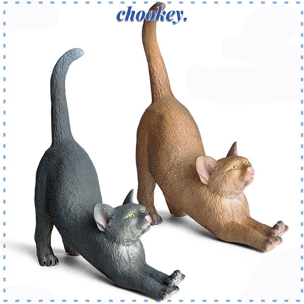 CHOOKEY Đồ Chơi Mô Hình Chú Mèo Nông Trại Dễ Thương Cho Bé