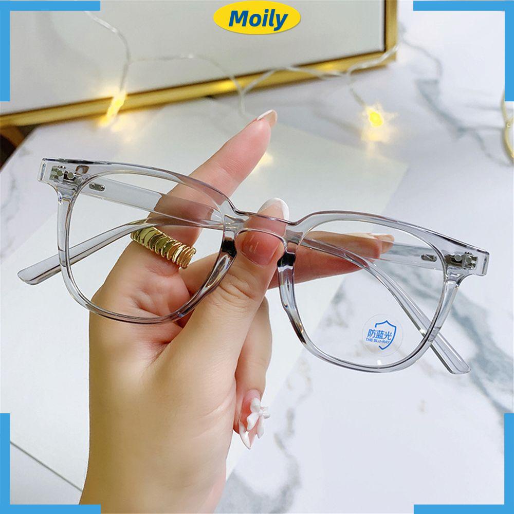 MOILYVN Mắt Kính Gọng Nhựa PC Siêu Nhẹ Chống Tia UV Thời Trang