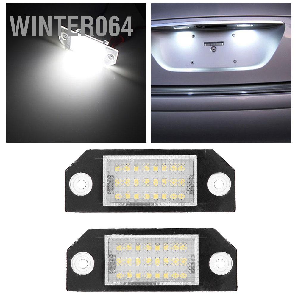 Winter064 2 Chiếc 24 Hạt LED Biển Đèn Cho Xe Ford C MAX Tập Trung MK2