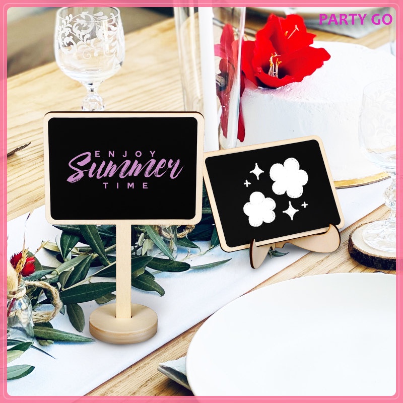 Bảng Đen Viết Phấn Mini Khung Gỗ Dùng Để Nhận Thức