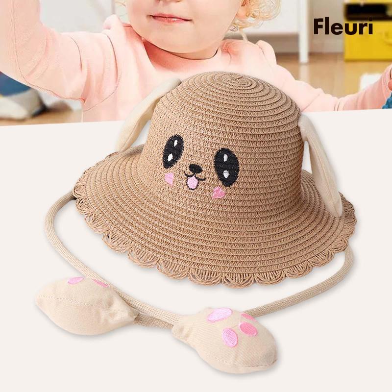 Mũ Chống Nắng Đi Biển Có Thể Điều Chỉnh Kích Thước 52cm Dành Cho Bé 3-10 Tuổi