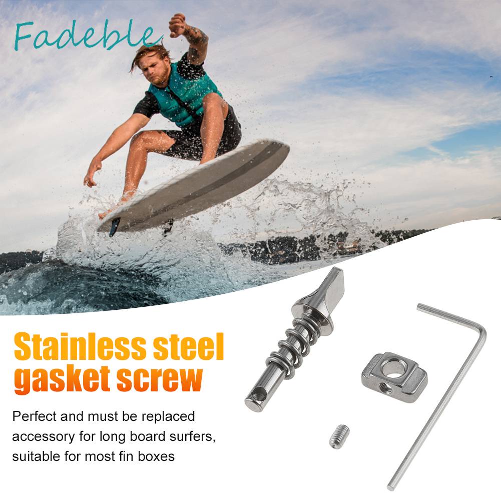 Bộ Ốc Vít Cố Định Tấm Ván Lướt Sóng Bằng Inox Chuyên Dụng