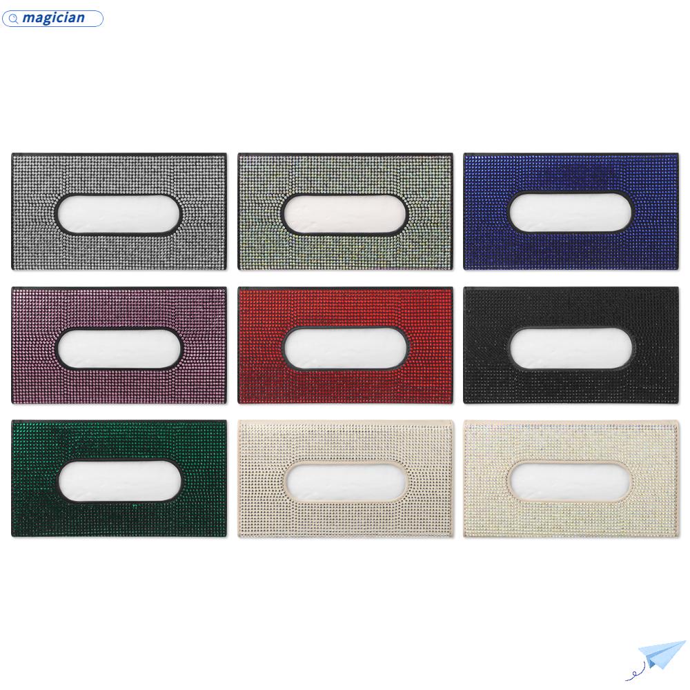 MAG Hộp Đựng Khăn Giấy Tự Động Đính Đá Sang Trọng Cho Bạn Gái