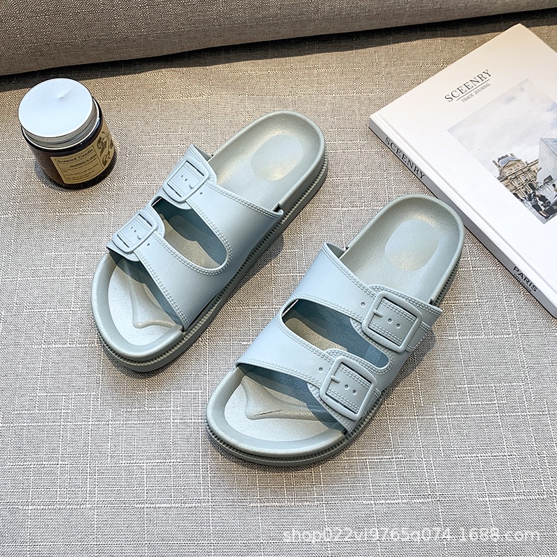 UOUO  dép Thời Trang Đơn Giản Cho Nữ dép bánh mì Chống trượt Thoải mái Thoáng khí Hàn Quốc Comfortable Beautiful High quality B90H0SQ 37Z230910