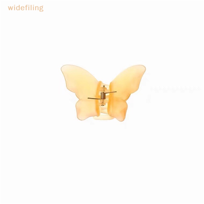 Kẹp Tóc Càng Cua Cá Mập Bản Rộng Mặt Nhám Màu Đục