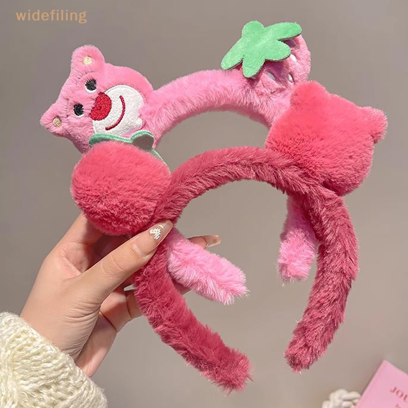 Băng Đô Tai Gấu / Ếch Hồng Bằng Lông Cừu Dễ Thương Dành Cho Bé Gái Hóa Trang