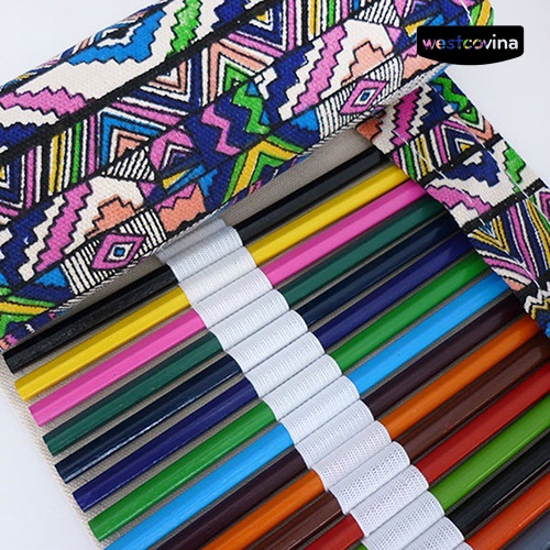 [WSTN] [WSTN]✎Túi Đựng Bút 36 / 48 / 72 Lỗ Dạng Cuộn Tiện Dụng