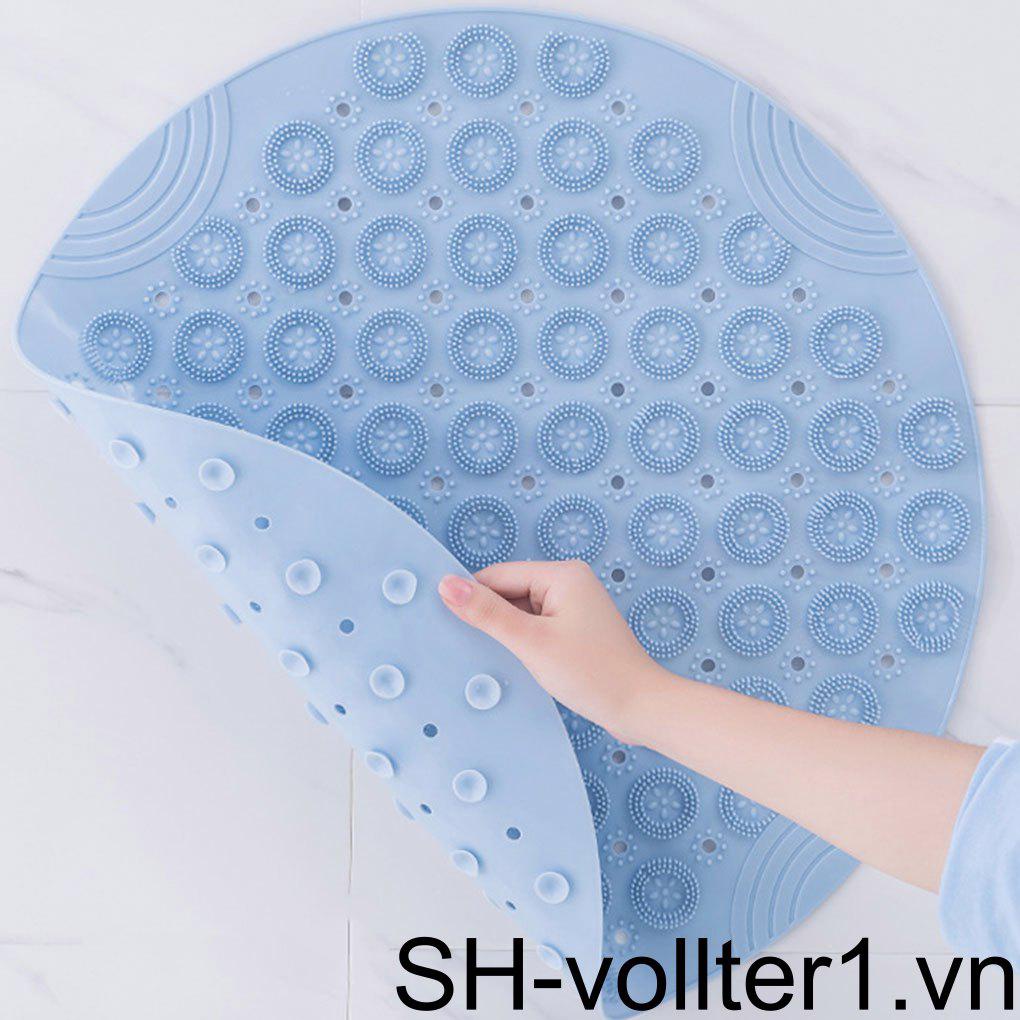 Thảm Tắm Chống Trượt Mềm Mại Màu Xám 30cm * 30cm 1