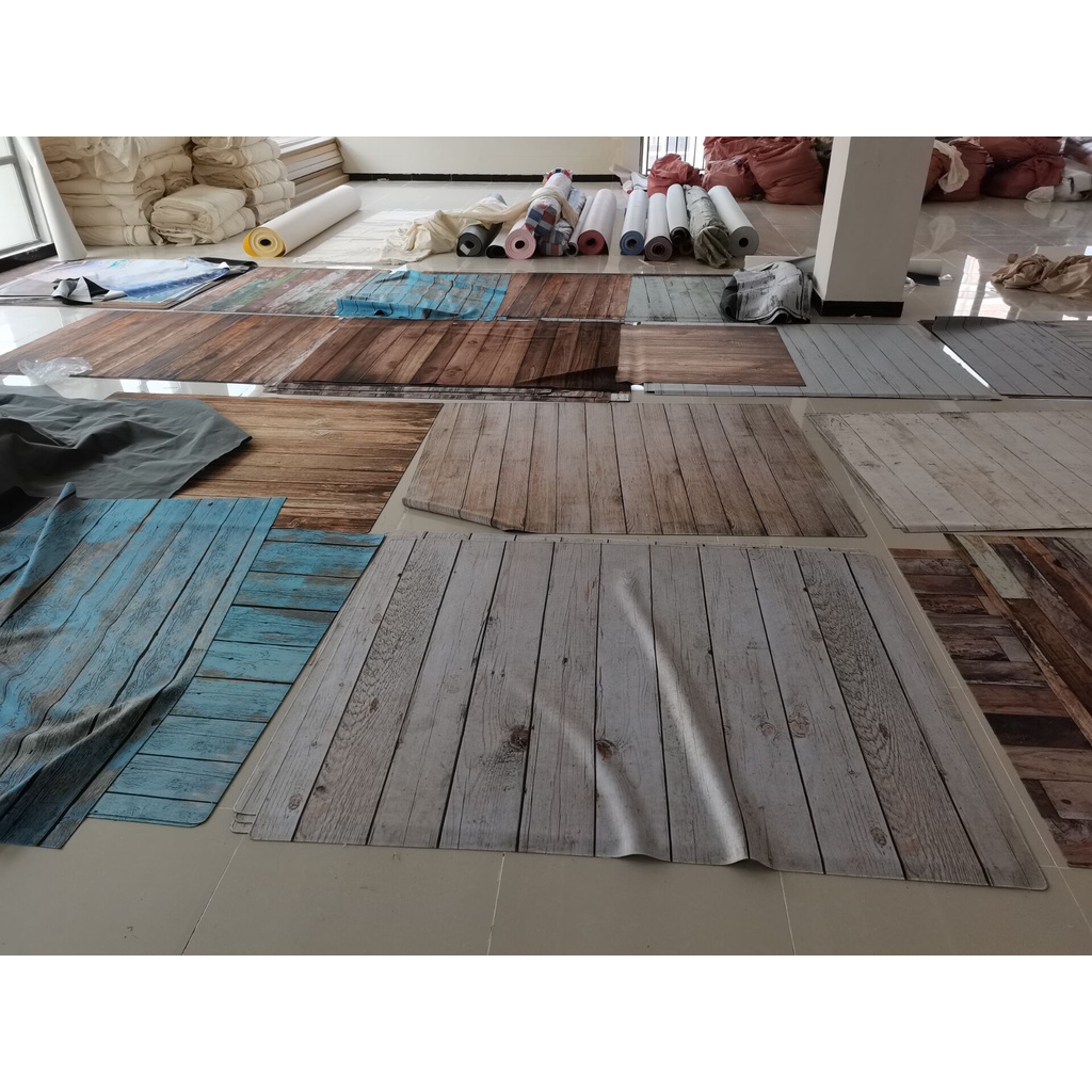 Phông Nền Chụp Ảnh Sàn Gỗ Bằng Cao Su Cho Bé Sơ Sinh