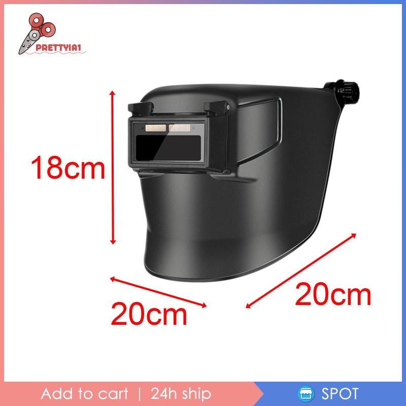 Mũ Hàn Kèm Kính Che Nắng Chuyên Dụng Cho Máy Hàn Điện