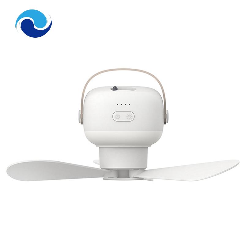 Quạt USB Mini Tích Hợp Đèn LED Nhỏ Gọn Tiện Dụng Cho Gia Đình