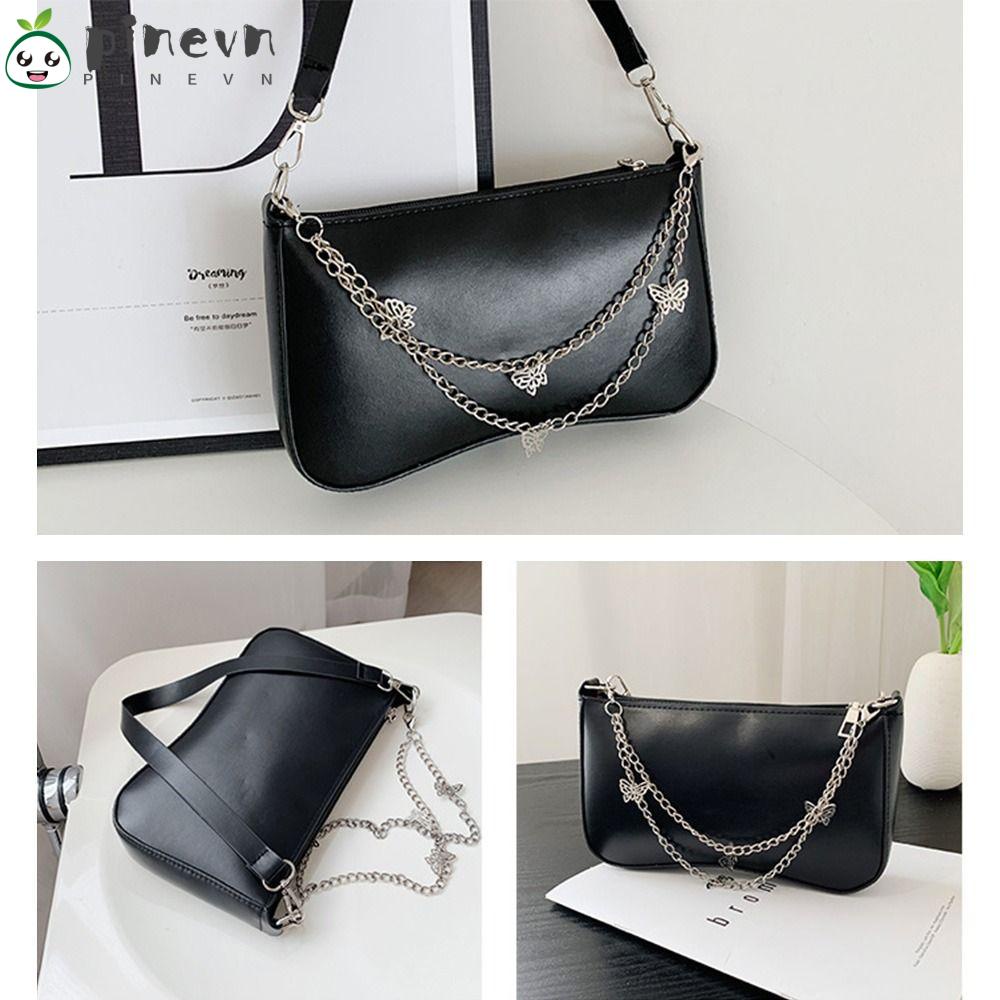 PINEVN Túi Đeo Chéo Nữ Phong Cách Retro