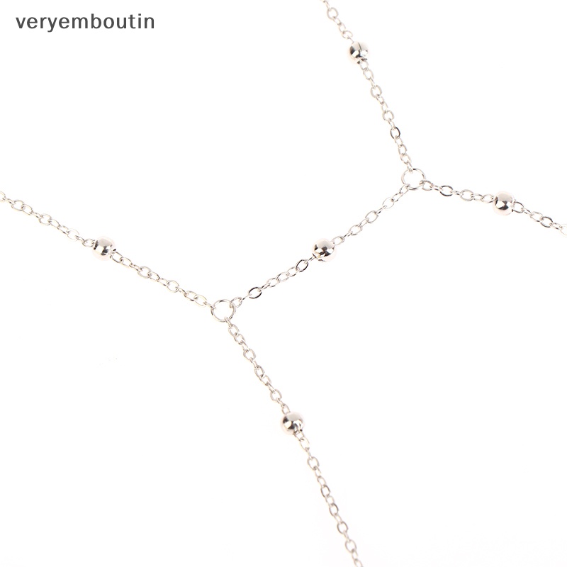 Dây Xích Tua Rua Đính Đá Zircon Lấp Lánh Trang Trí Áo Ngực Bikini Đi Biển Quyến Rũ Cho Nữ