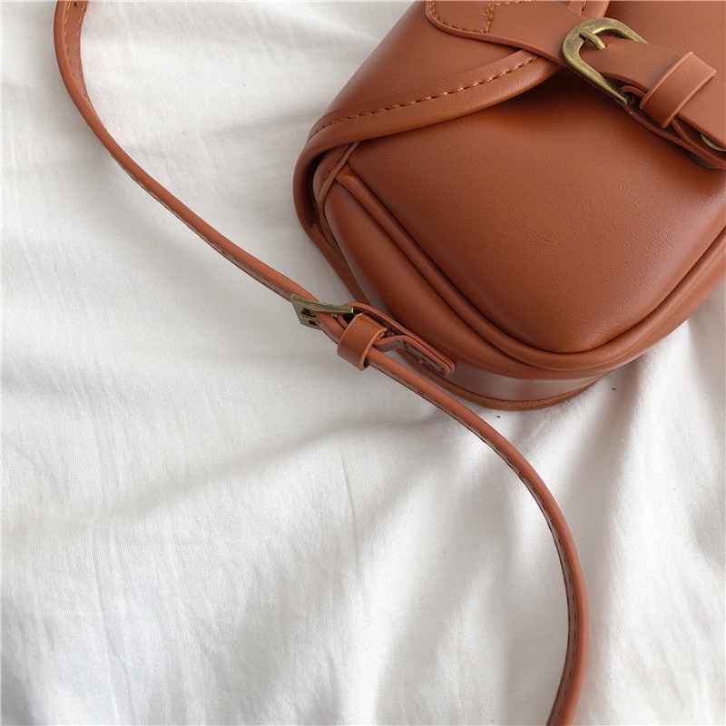 Túi Đeo Chéo Da Giả Phong Cách Hàn Quốc Thời Trang Cho Nữ