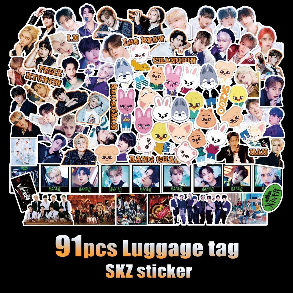 Stray Kids Album 5-STAR & MANIAC & ODDINARY Sticker StrayKids Phone Luggage Laptop Decor Stickers