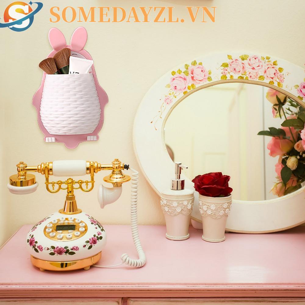 SOMEDAYZL Giá Đỡ Bàn Chải Đánh Răng Gắn Tường Hình Chim Cánh Cụt Thỏ Hoạt Hình
