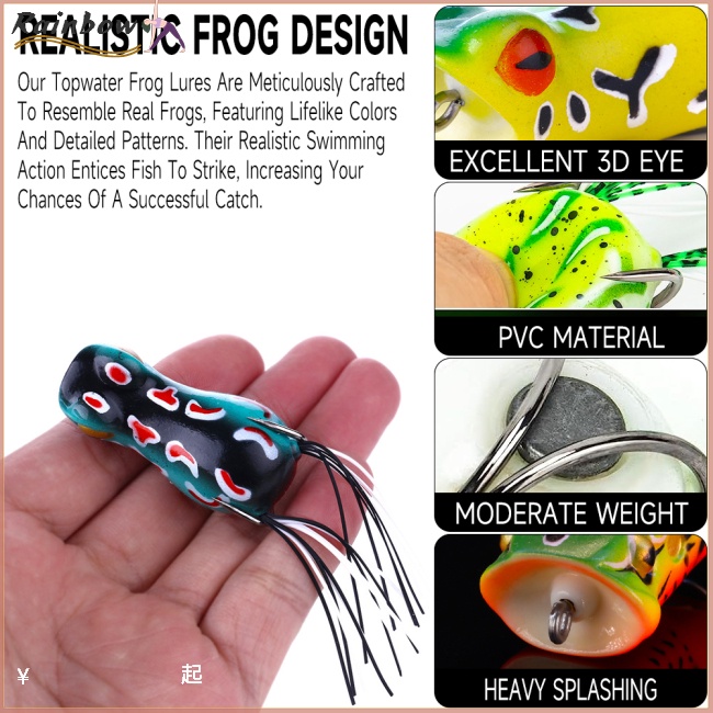 Set 5 Mồi Giả Nhử Cá Mềm Kèm Móc Câu Tiện Dụng