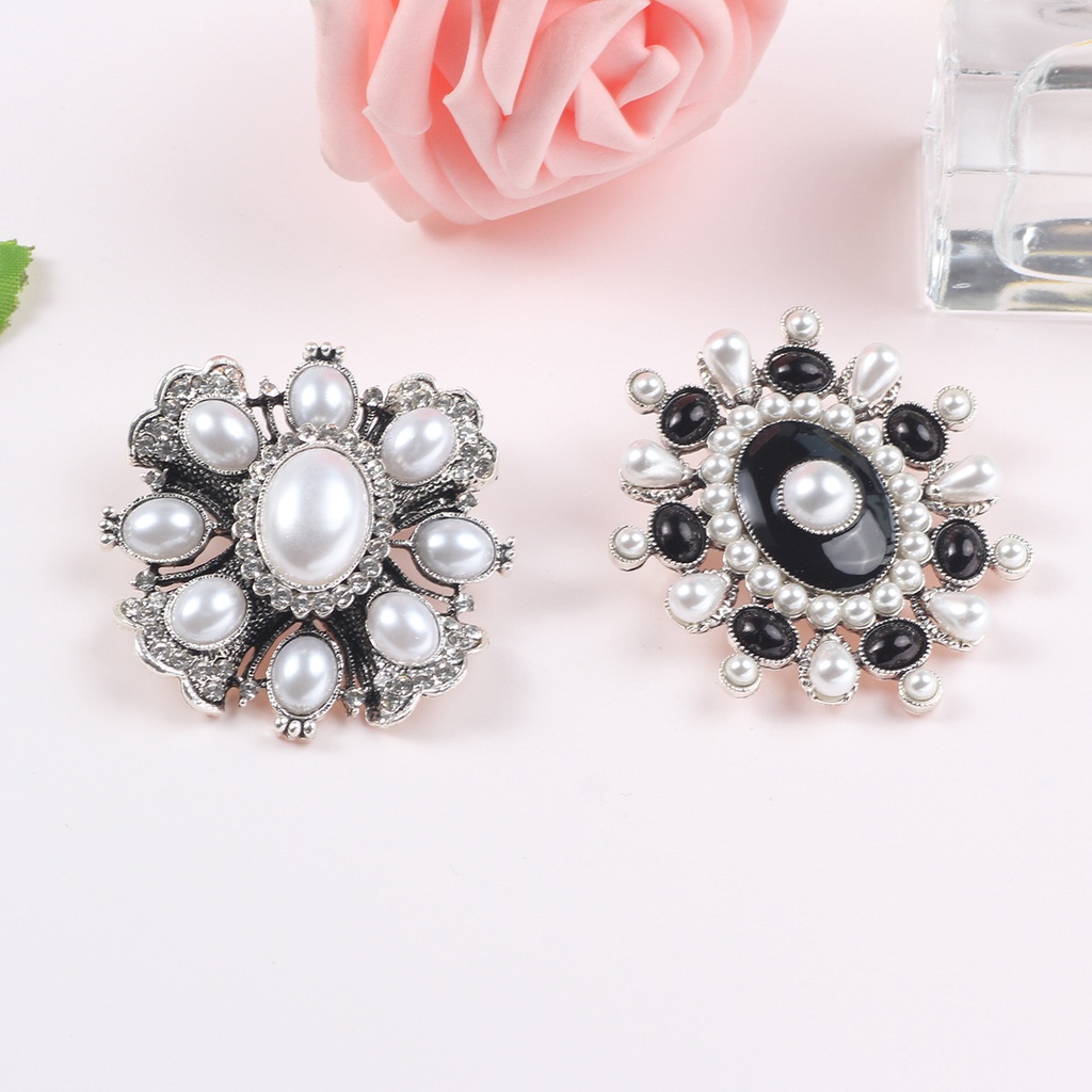 Ghim Cài Áo Đính Đá Pha Lê Phong Cách Baroque Cổ Điển