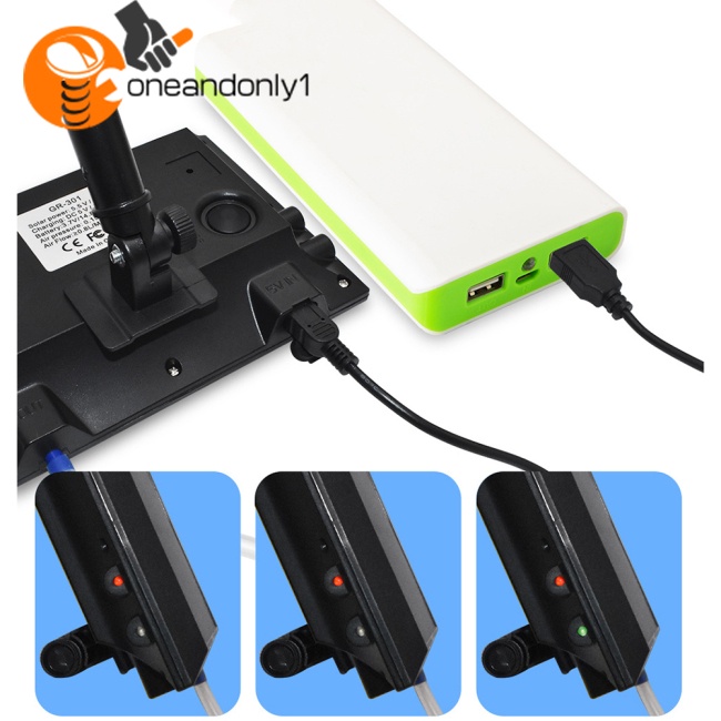 Máy Bơm Oxy Cho Bể Cá Dùng Năng Lượng Mặt Trời Có Thể Sạc Lại Tiện Dụng