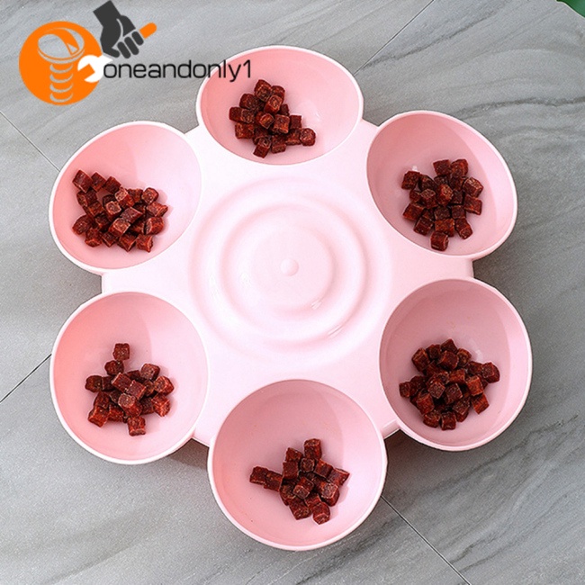 Bát Đựng Nước Uống 6 Ngăn Đa Năng Cho Thú Cưng