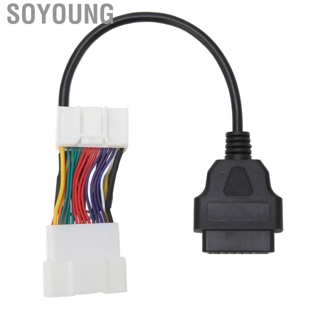 Soyoung OBD2 Splitter  Aging Professional Diagnostic Cable Easy Installation High Toughness Reliable Abrasion Resistant for Car