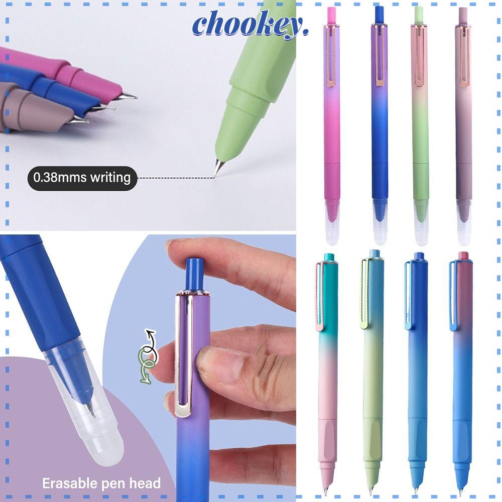 CHOOKEY Bút Máy Bấm Ngòi 0.38mm Chất Lượng Cao