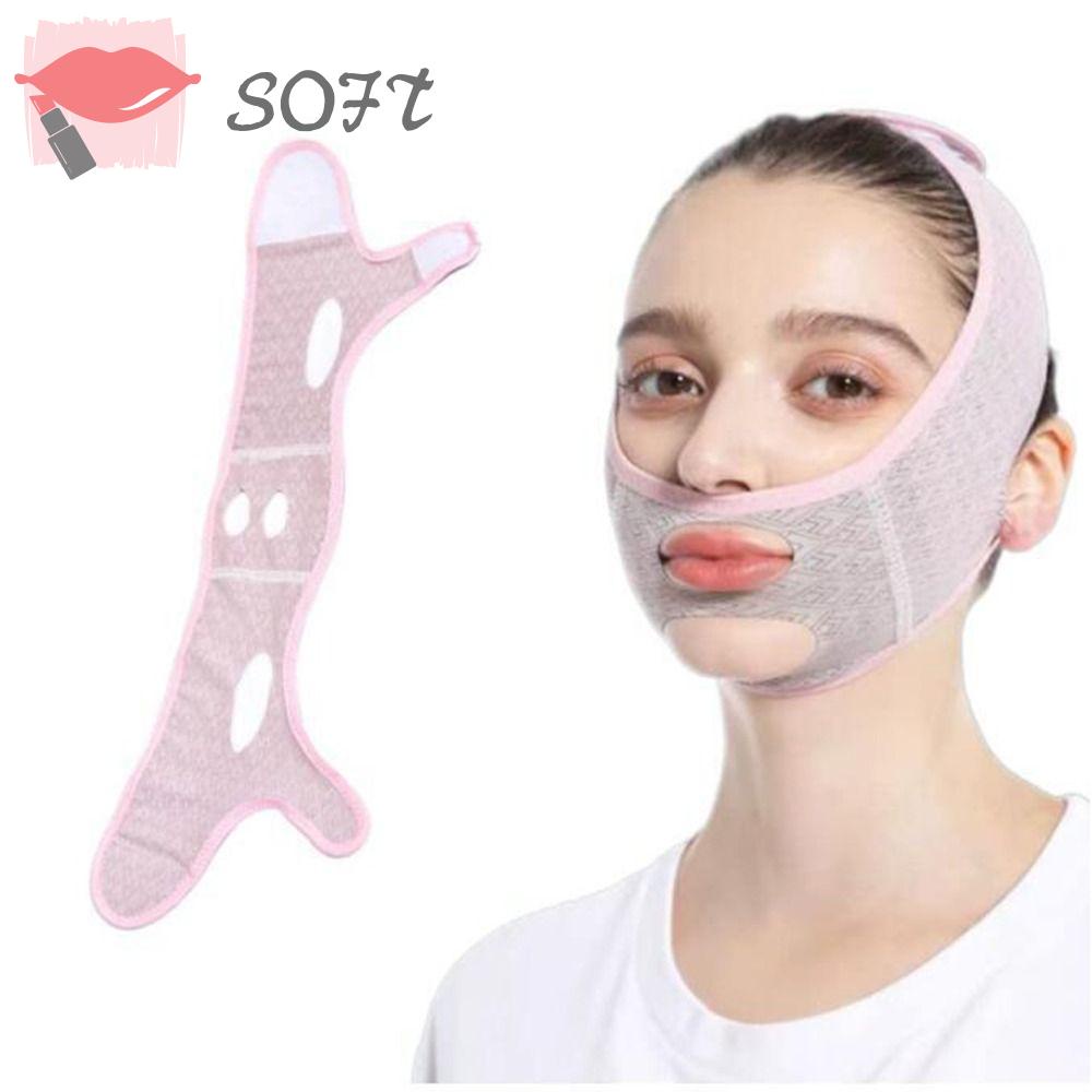 SOFTNESS Đai Đeo Nâng Cơ Mặt Tạo Cằm Thon Gọn