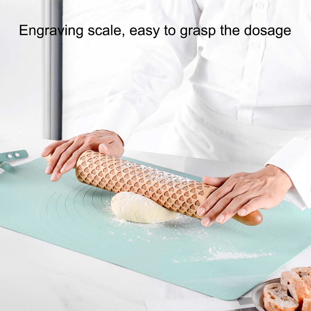 Thảm Nướng Bánh Chất Lượng Cao 400-40°Phụ Kiện Chuyển Đổi C Sang 2200 Chuyên Dụng Cho Xe Hơi 2200°C 60 * 40 * 0.13 Cm Bánh Pie Crust Màu Xanh Lá / Hồng Cho Chuẩn Bị