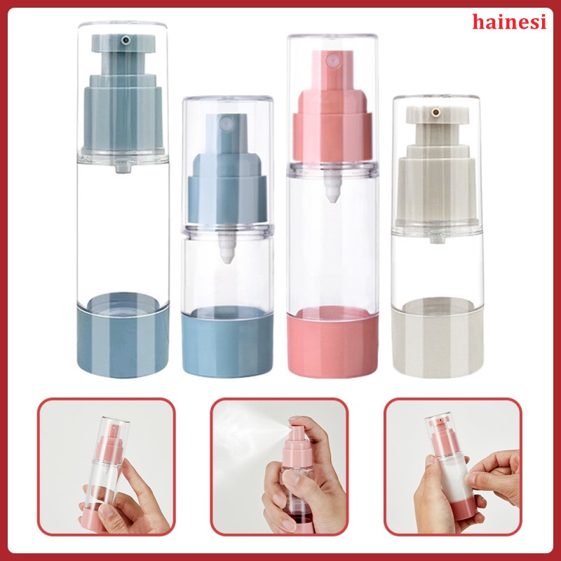 Set 4 Chai Rỗng Trong Suốt Dạng Xịt Dùng Để Đựng Mỹ Phẩm Khi Đi Du Lịch