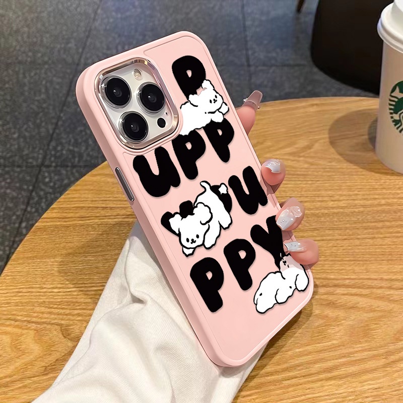 Dễ Thương Ốp Điện Thoại Silicon Mềm Chống Sốc Nút Kim Loại Cho IPhone 14 13 12 11 Pro Max XS X XR 8 + 7 Plus