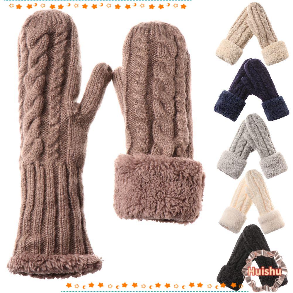 HS Găng Tay Nhung Dày Thời Trang Cho Nữ