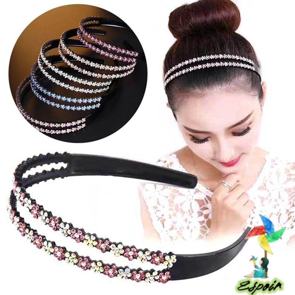 ESPO Kẹp Tóc Đính Đá Lấp Lánh Thời Trang Cho Nữ