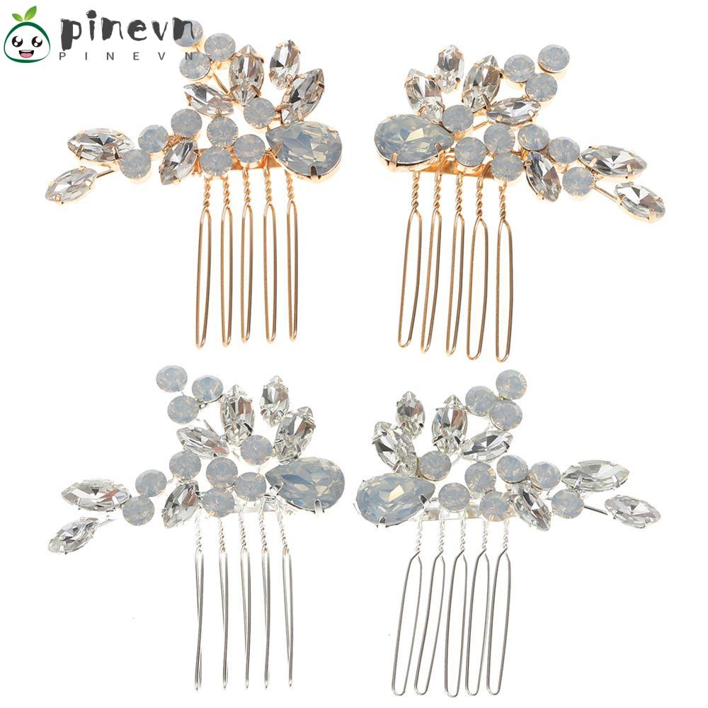 PINEVN Bộ 2 Lược Cài Tóc Cho Cô Dâu Ngày Cưới