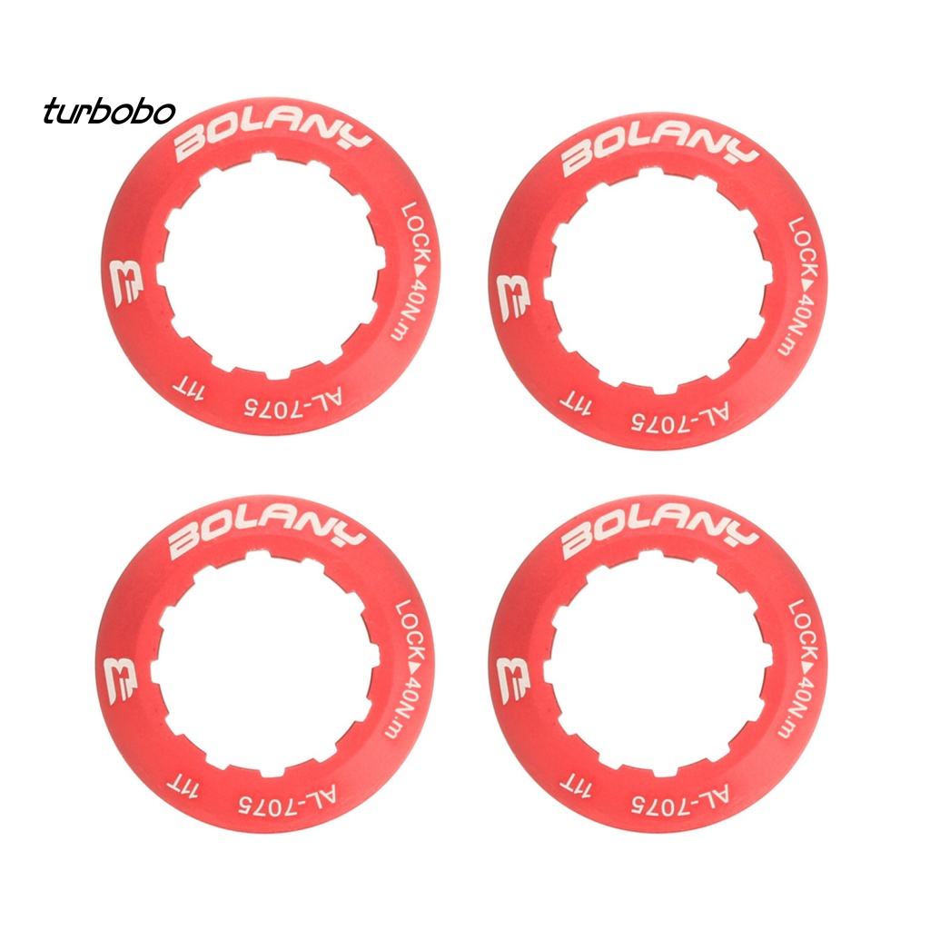 Set 4 Vòng Khóa Bảo Vệ Bằng Hợp Kim Nhôm Chống Ăn Mòn Cho Xe Đạp MTB