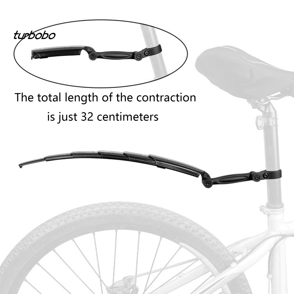 1 Bộ Dè Chắn Bùn Bằng Nhựa Chịu Lực Cao Có Thể Thu Gọn Cho Xe Đạp MTB