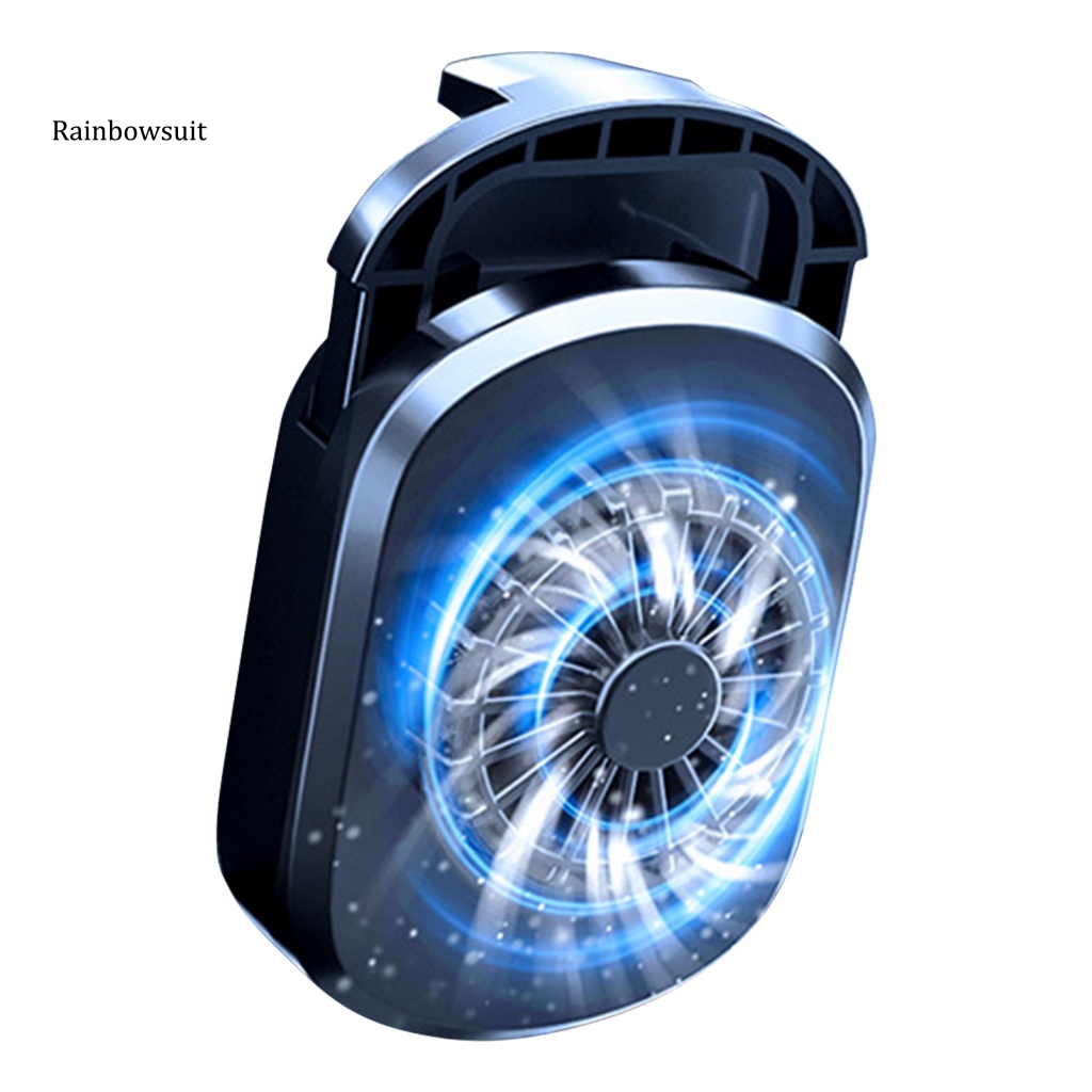 Quạt Tản Nhiệt Mini Siêu Yên Tĩnh Có Kẹp Gắn Điện Thoại Chơi Game