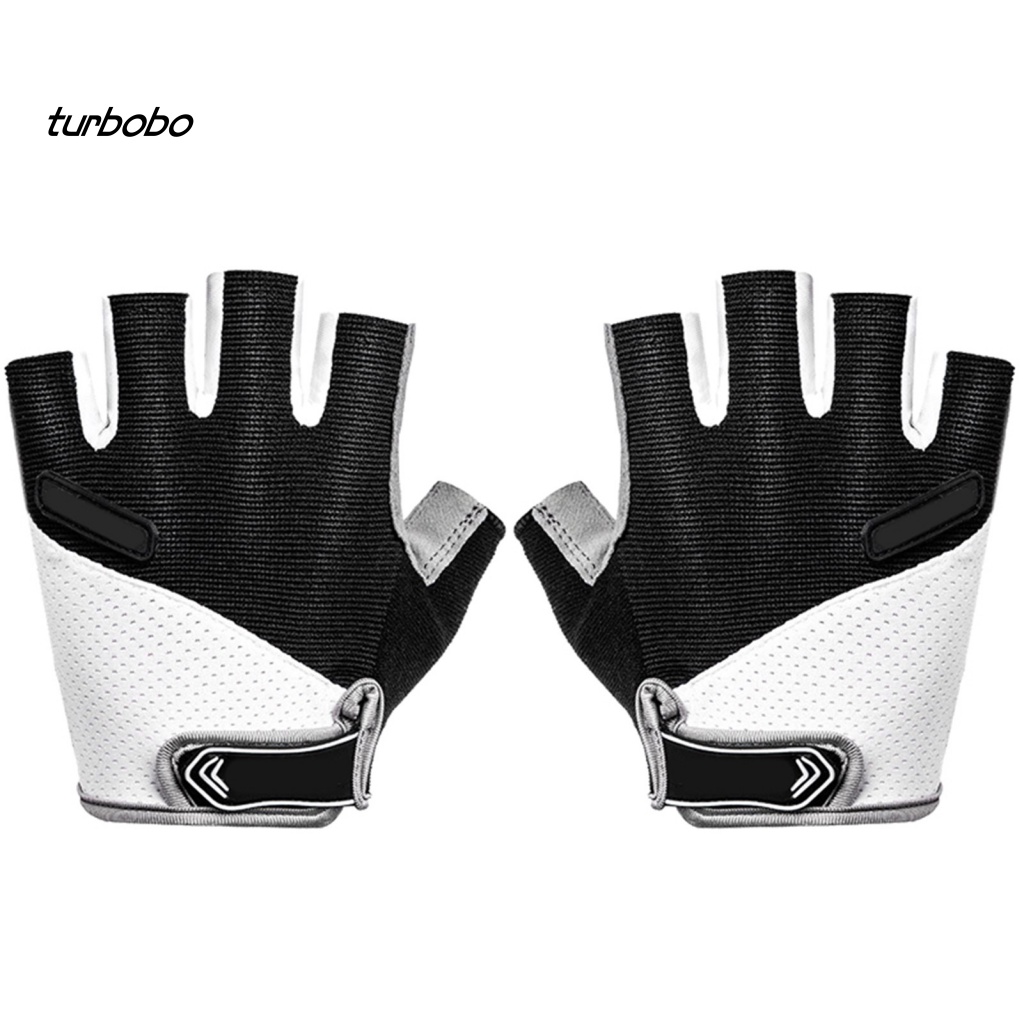 1 Đôi Găng Tay Xe Đạp Nửa Ngón Chống Trượt Thoáng Khí Cho Nam Nữ