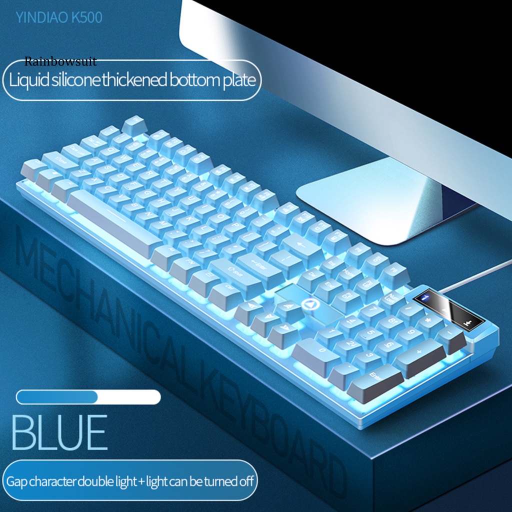 Bàn Phím Cơ K500 104 Phím Nhiều Màu Sắc Dành Cho Game Thủ
