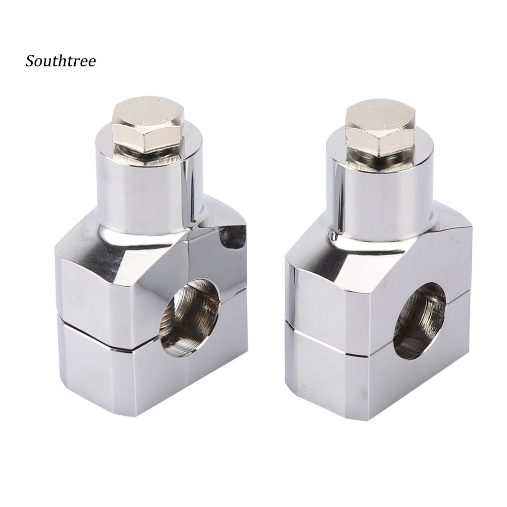 Bộ 2 Khung Gắn Tay Lái Xe Máy Có Lỗ Bằng Chrome 22mm