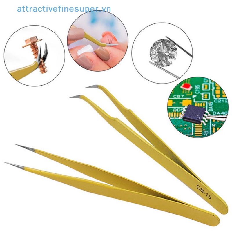 Bộ Nhíp Sửa Chữa Điện Thoại Bằng Thép Không Gỉ Chống Tĩnh Điện