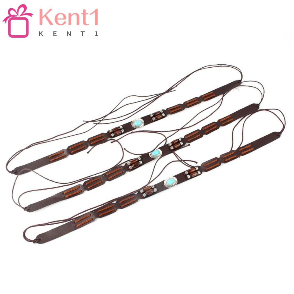 KENT1 Dây Thắt Lưng Da PU Có Thể Điều Chỉnh Trang Trí Mũ Handmade DIY Phong Cách Punk