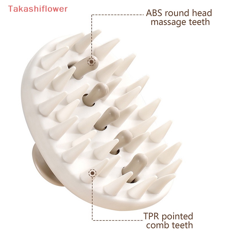 Lược Chải Tóc Mát Xa Da Đầu 2 Trong 1 Tiện Dụng Cho SPA / TakashiflowerV