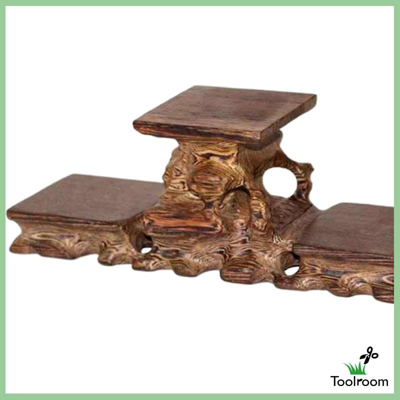 Giá Đỡ Trưng Bày Bình Trà Bằng Gỗ Phong Cách Vintage