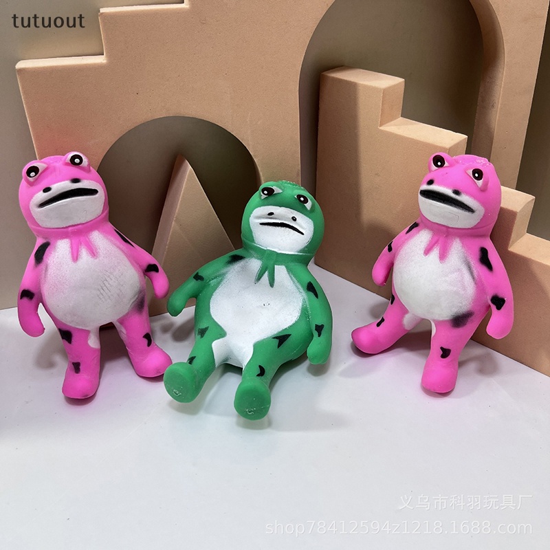 Đồ Chơi Nắn Bóp Đàn Hồi Giảm stress Hình Chú Ếch