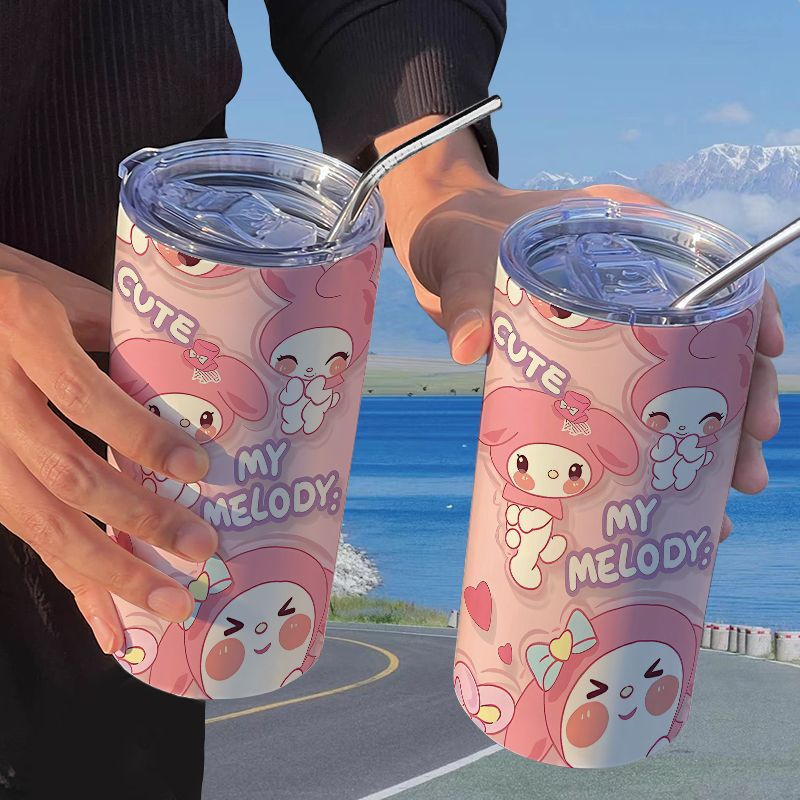 Bình Nước Giữ Nhiệt Có Ống Hút Tiện Dụng